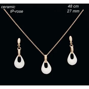 Náušnice Řetízek+přívěsek+náušnice 23710702