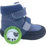 Dětské zimní boty Jonap Barefoot Falco modré Velikost: 27 (EU)