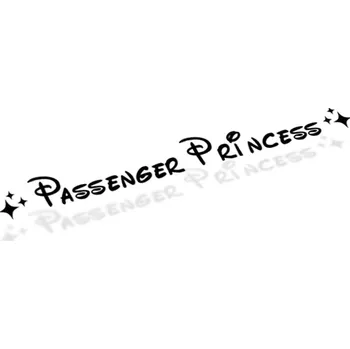 Samolepicí dekorace na vozidlo Samolepka Passenger Princess - 20x1,8