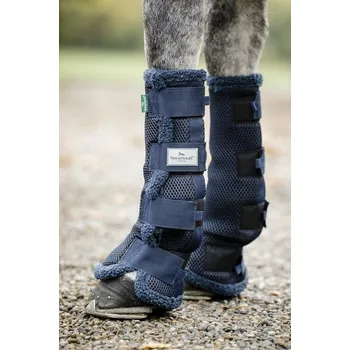 Koňské kamaše HORSEWARE Chrániče Show Ready Horseware, pár, navy/navy & silver PONY