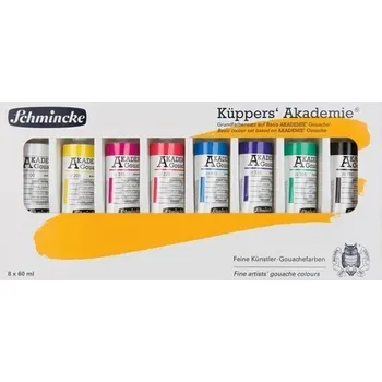 Speciální výtvarná barva Schmincke 76.5809 Sada kvašových barev 8 x 60 ml