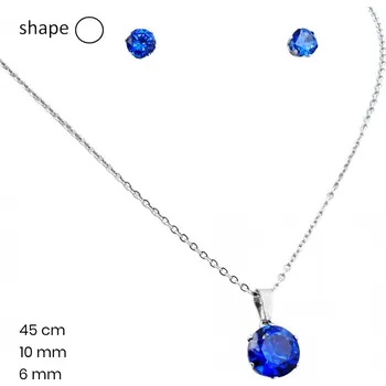 Náušnice Řetízek+přívěsek+náušnice 23715113