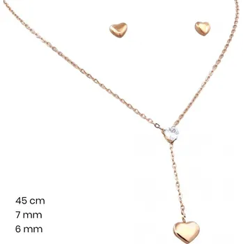 Náušnice Řetízek+přívěsek+náušnice 23785601