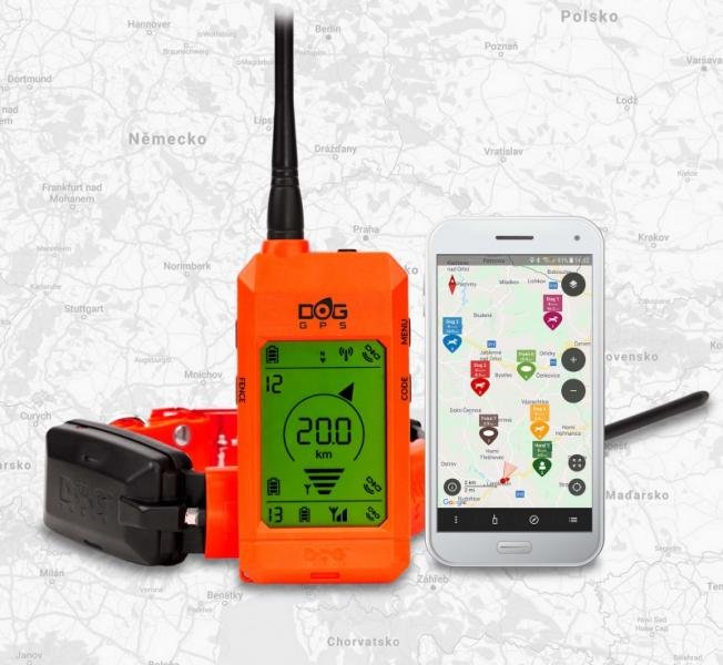 DOG Trace elektronický výcvikový obojek Vyhledávací zařízení DOG GPS X30