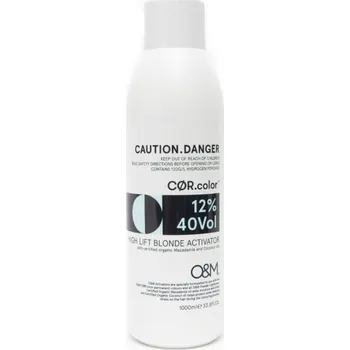 Barva na vlasy O&M CØR.color High Lift Blonde Activator 40 Vol. 12% 1000 ml