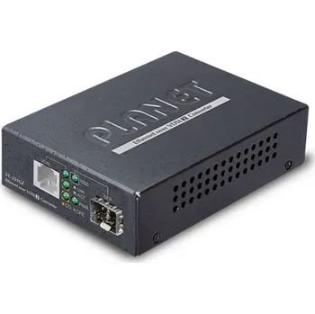 Switch Planet VC-231GF, optický VDSL2 konvertor, SFP 1000Base-X, RJ11, master/slave, profil 30a, G.993.5 Vectoring, G.INP
