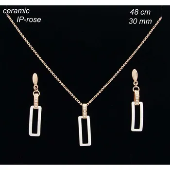 Náušnice Řetízek+přívěsek+náušnice 23711000