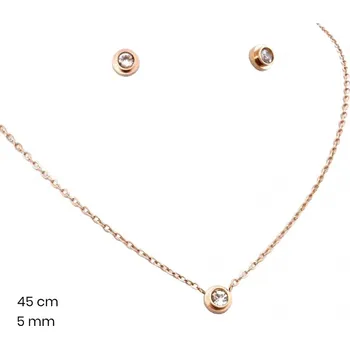 Náušnice Řetízek+přívěsek+náušnice 23713101