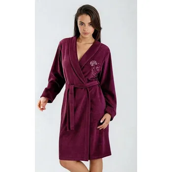 Dámský župan Dámský župan froté Hannah vínový 4XL