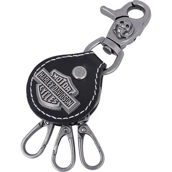 Kožená klíčenka Harley Davidson (dárek pro motorkáře)
