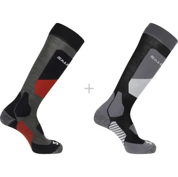 Pánské ponožky Podkolenky Salomon S/Access 2-Pack Velikost ponožek: 39-41 / Barva: mix1