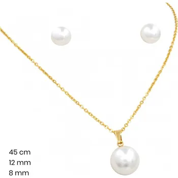 Náušnice Řetízek+přívěsek+náušnice 23742120