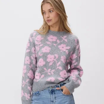 Dámský svetr Reserved - Svetr s příměsí vlny - vícebarevná - 722II-MLC - 722II-MLC-M