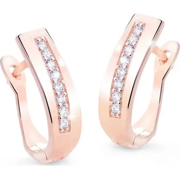 Náušnice Cutie Jewellery Náušnice z růžového zlata kreole Z8018R
