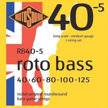 Struna pro hudební nástroj Rotosound RB 405 Struny pro 5-strunnou baskytaru