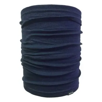 Čepice Bula NÁKRČNÍK SOLID WOOL UNISEX Navy