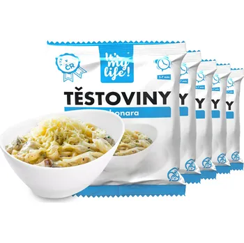 Hotové jídlo It’s my life! Proteinové těstoviny s příchutí carbonara 275g (5 porcí)