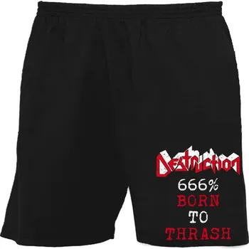 Pánské kraťasy bermudy, kraťasy Destruction - 666% Born To Thrash