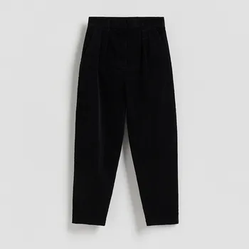 Dámské oblečení Reserved - Manšestrové kalhoty - černý - 374HK-99X - 374HK-99X-XL