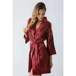 Elegantní župan Panama vínový XL - Dárková krabička