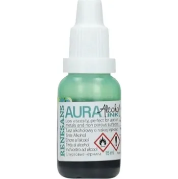 Výtvarná barva Renesans Aura Tuš 155 Forest Green 15 ml 1 ks