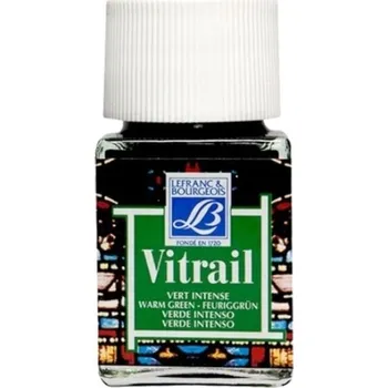 Speciální výtvarná barva Lefranc & Bourgeois Vitrail Barva na sklo 534 Warm Green 50 ml 1 ks