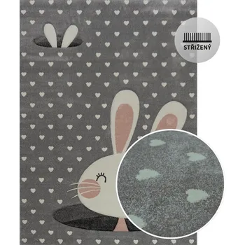 Koberec Kusový koberec Berfin SMART KIDS 22721 Grey Rozměr: 120x180 cm