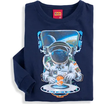 Chlapecké tričko Chlapecké tričko KYLY KOSMONAUT modré Velikost: 128