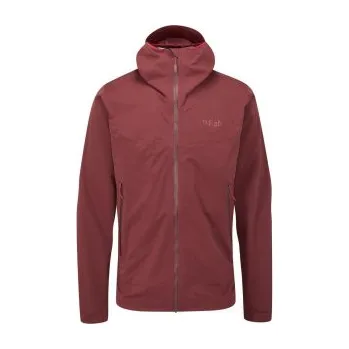 Pánská větrovka Pánská nepromokavá bunda Rab Kinetic 2.0 XL OxBloodRed