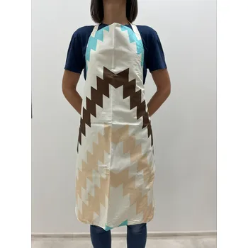 Kuchyňská zástěra B.E.S. - Petrovice, s.r.o. Kuchyňská zástěra - vzor Diagram v bavlně