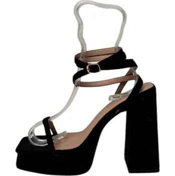 Dámské sandále Chic Black Suede 5274879 3 (36)