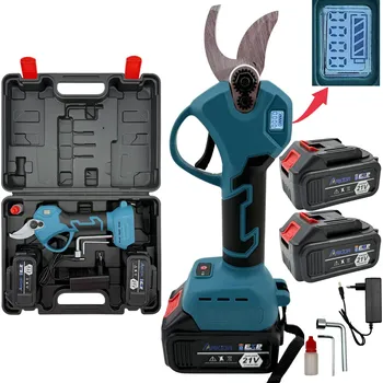 Nůžky na větve Arkida 0627 Aku ruční nůžky s displejem + 2x2.6Ah Náhradní baterie+ kufřík a příslušenství