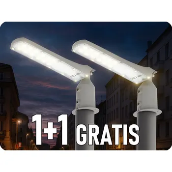 LED line LED veřejné osvětlení FLAMINGO s adaptérem, 30W, 3000lm, IP65, 4000K, šedé, 1+1 zdarma! [203785]
