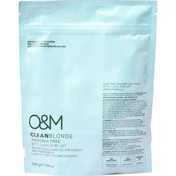 Barva na vlasy O&M Clean Blonde Ammonia Free Powder 500 g