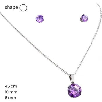 Náušnice Řetízek+přívěsek+náušnice 23715106