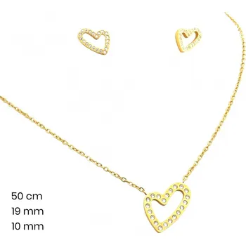 Náušnice Řetízek+přívěsek+náušnice 23908500