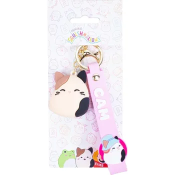 plyšák Squishmallows FIZZ Přívěsek na klíče - Kocour Cam
