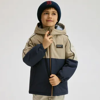 Reserved - Bunda s kapucí - béžová - QG002-08X - QG002-08X-116