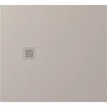 Polysan TRENECA vanička z litého mramoru s možností úpravy rozměru; 110x100cm; béžová mat