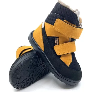 Chlapecká zimní obuv Froddo G3160252-6 Barefoot UP-TEX Winter Black/Orange 32, Vnitřní délka boty: 21,4 cm, Vnitřní šířka boty: 8,1 cm