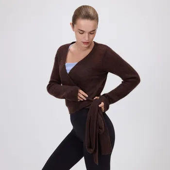 Dámský svetr Reserved - Svetr s příměsí vlny - tmavě hnědá - 883IE-89X - 883IE-89X-L