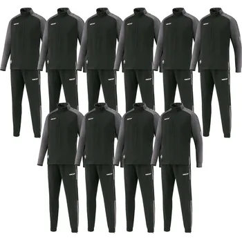 Saller X.72 10x Tepláková - tréninková souprava BARVA: 380 černá-šedá, Velikost: S Týmová sada 10 teplákových souprav Saller X.72