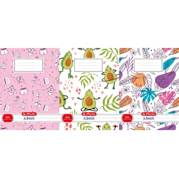 Sešit Sešit Herlitz A5 544, linka, 40 listů, mix motivů holky
