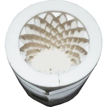 Forma na odlévání Mellarius Silikonová forma - válec s reliéfem - 7,5 cm - LZ019