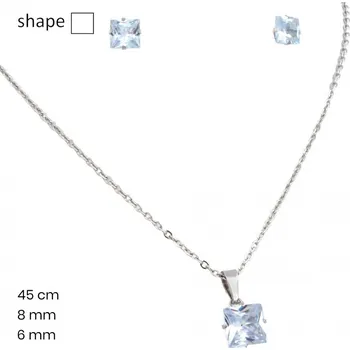 Náušnice Řetízek+přívěsek+náušnice 23715200