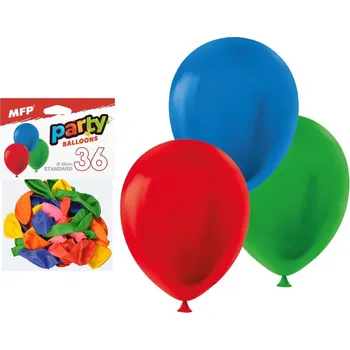 Balónek Balónek nafukovací 36ks sáček standard 23cm mix 8000194