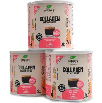 Kloubní výživa Natures Finest Collagen Coffee 3 x 125g economy pack