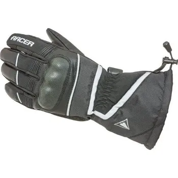 Moto rukavice RACER NEBRASKA rukavice černé, S Velikost: 3XL
