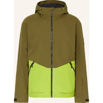 Ziener Pánská Lyžařská Bunda Tobin, khaki / světle zelená, 56