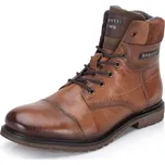 Pánská Pánská kotníková obuv BUGATTI 325-A0U3F-3500-6300 hnědá W5 325-A0U3F-3500-6300 COGNAC H/W5 41